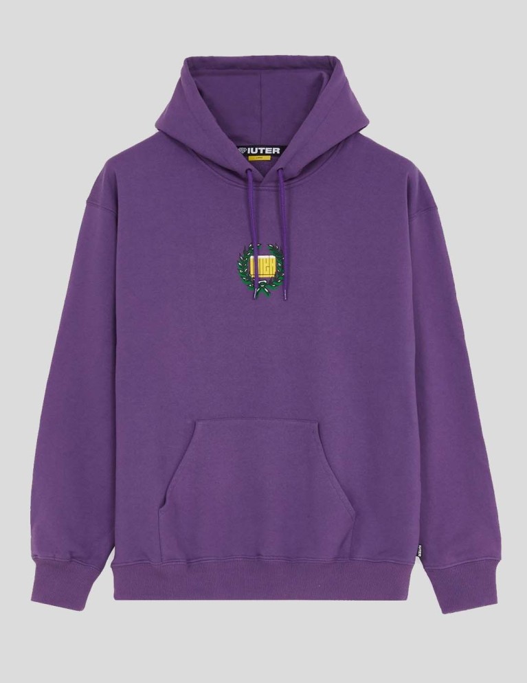 UTER no war hoodie viola